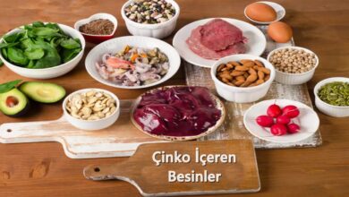 Çinko İçeren Besinler