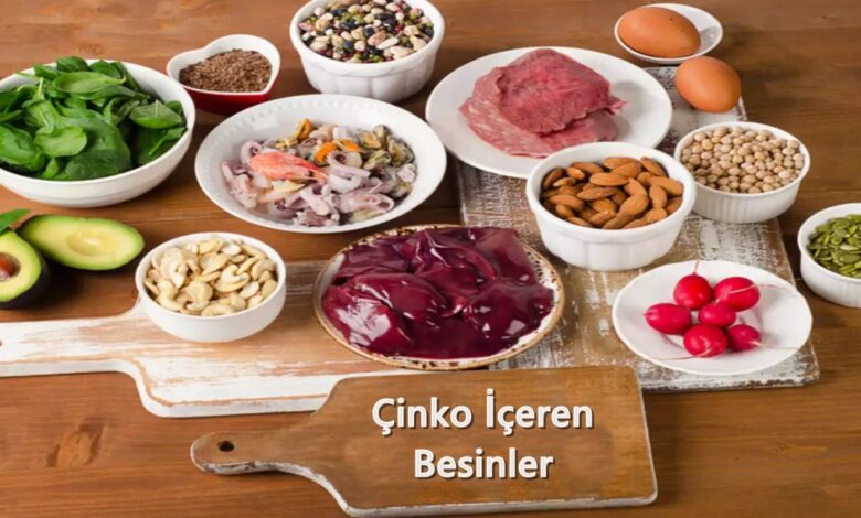 Çinko İçeren Besinler